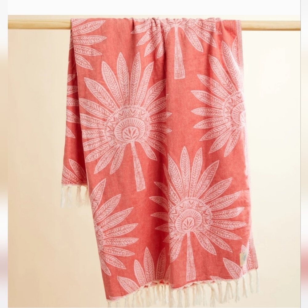 Spartina 449 Palmetto Frond Beach Blanket NEW - Picture 5 of 6